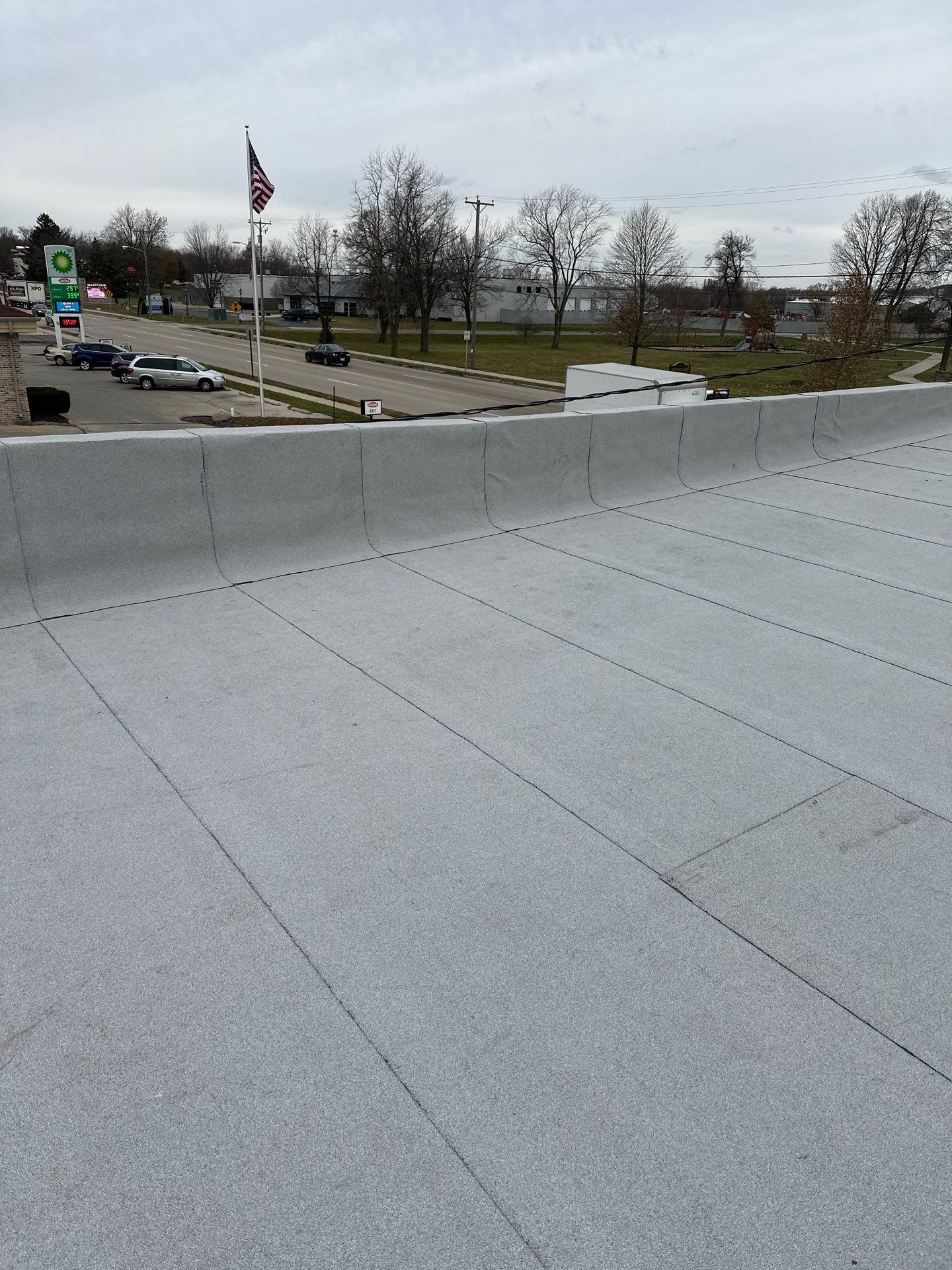 Commercial Roofing using Certainteed Flintastic Self Adhered by Stendahl Services