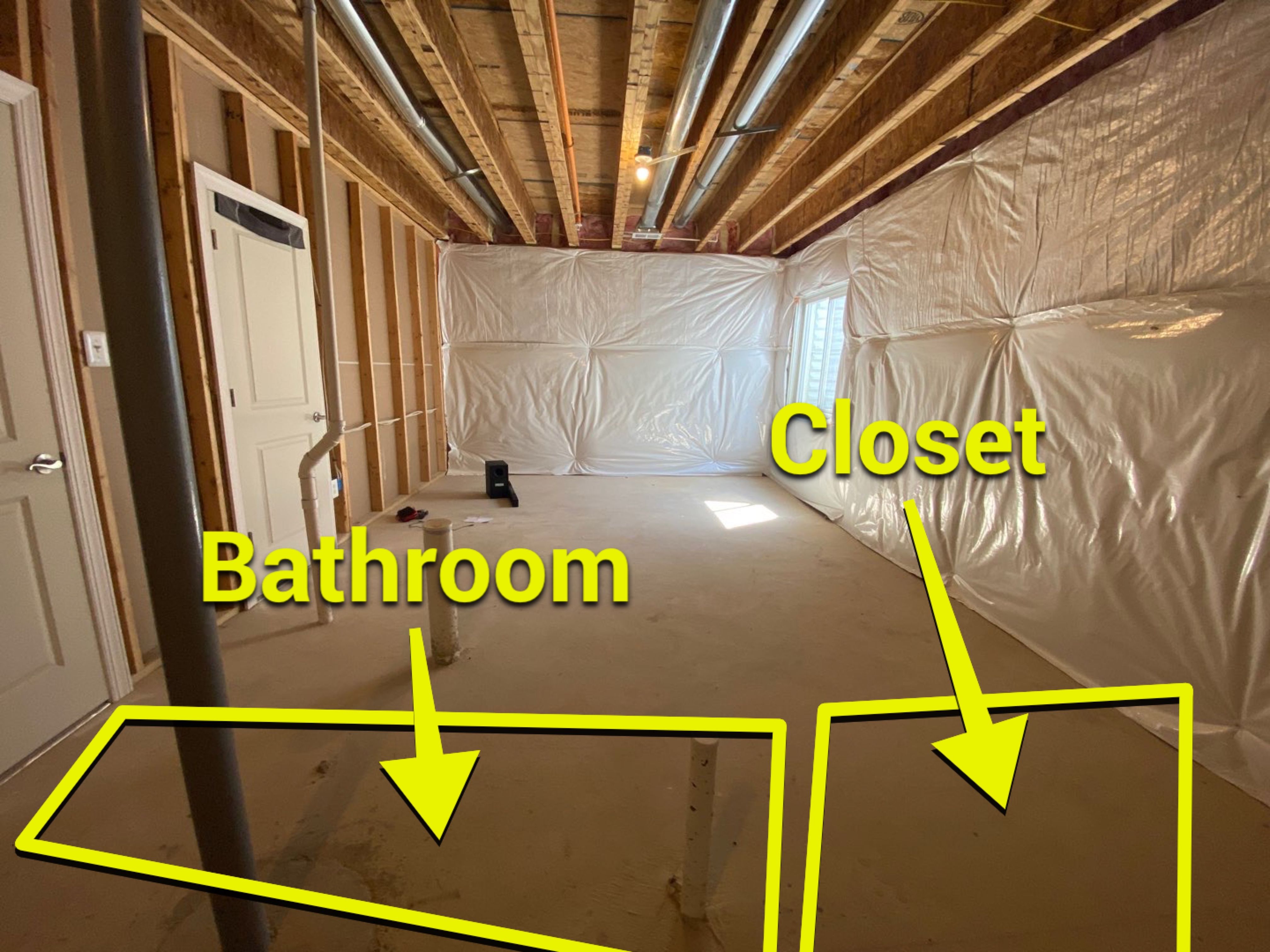 Basement Remodel using new construction by Jesus Master Handyman LLC 