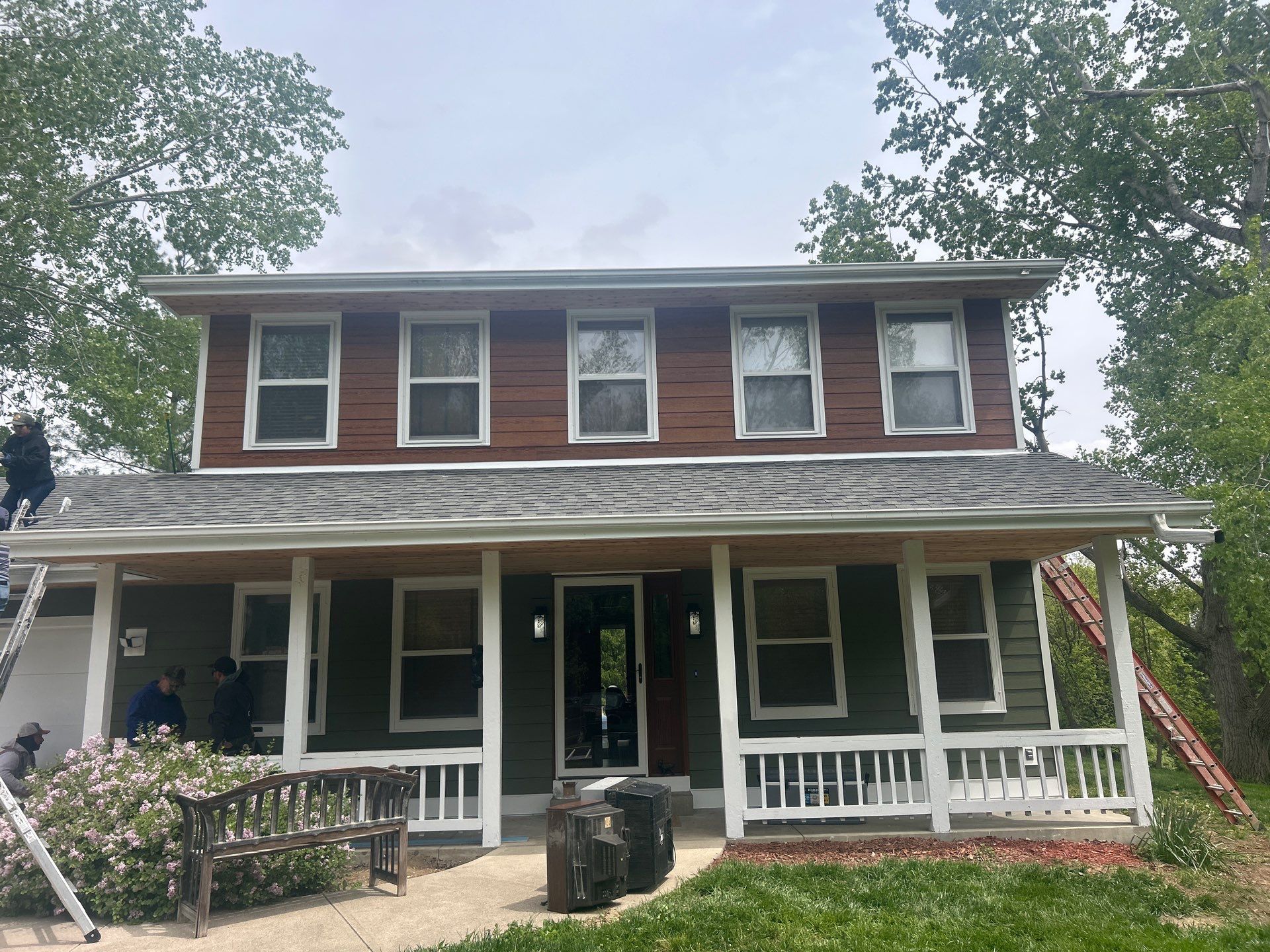 James Hardie Siding Replacement and Gutter Installation in Fort Calhoun by Carps Complete Exteriors 