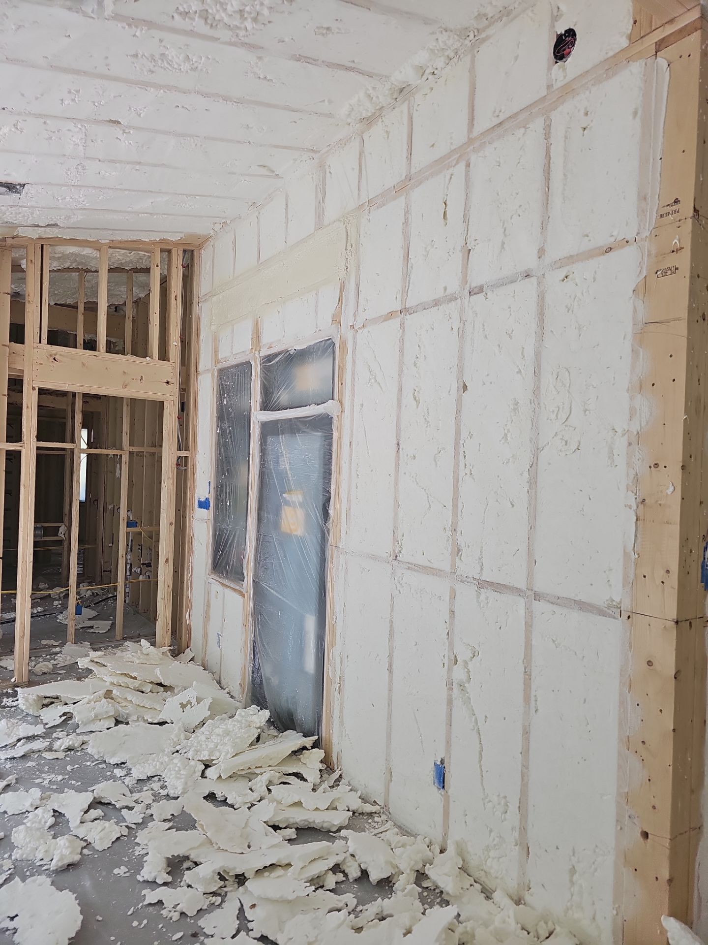 Spray Foam Insulation using open cell spray foam by NYS Foam & Energy