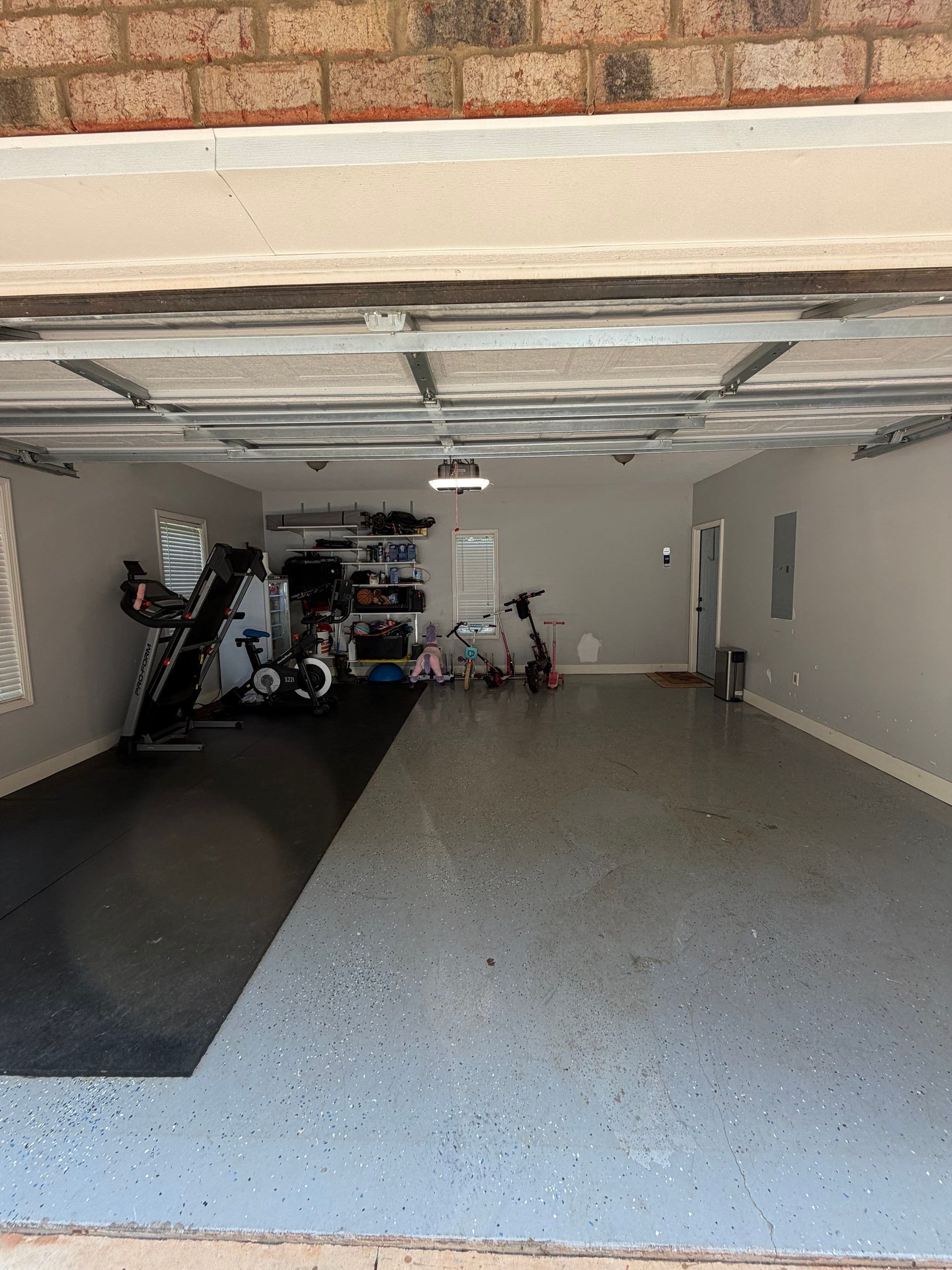 Garage Interior Painting and Drywall Repair in Monroe by PGP Surface Solutions, LLC
