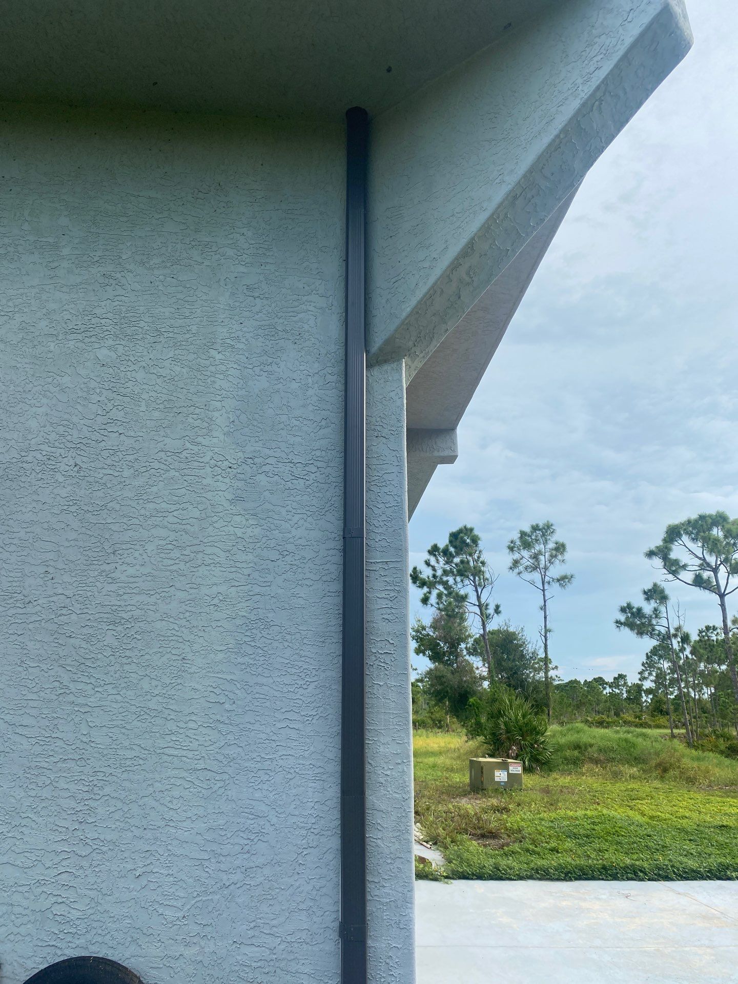 Black Seamless Gutters St. James City by Gutter Professors