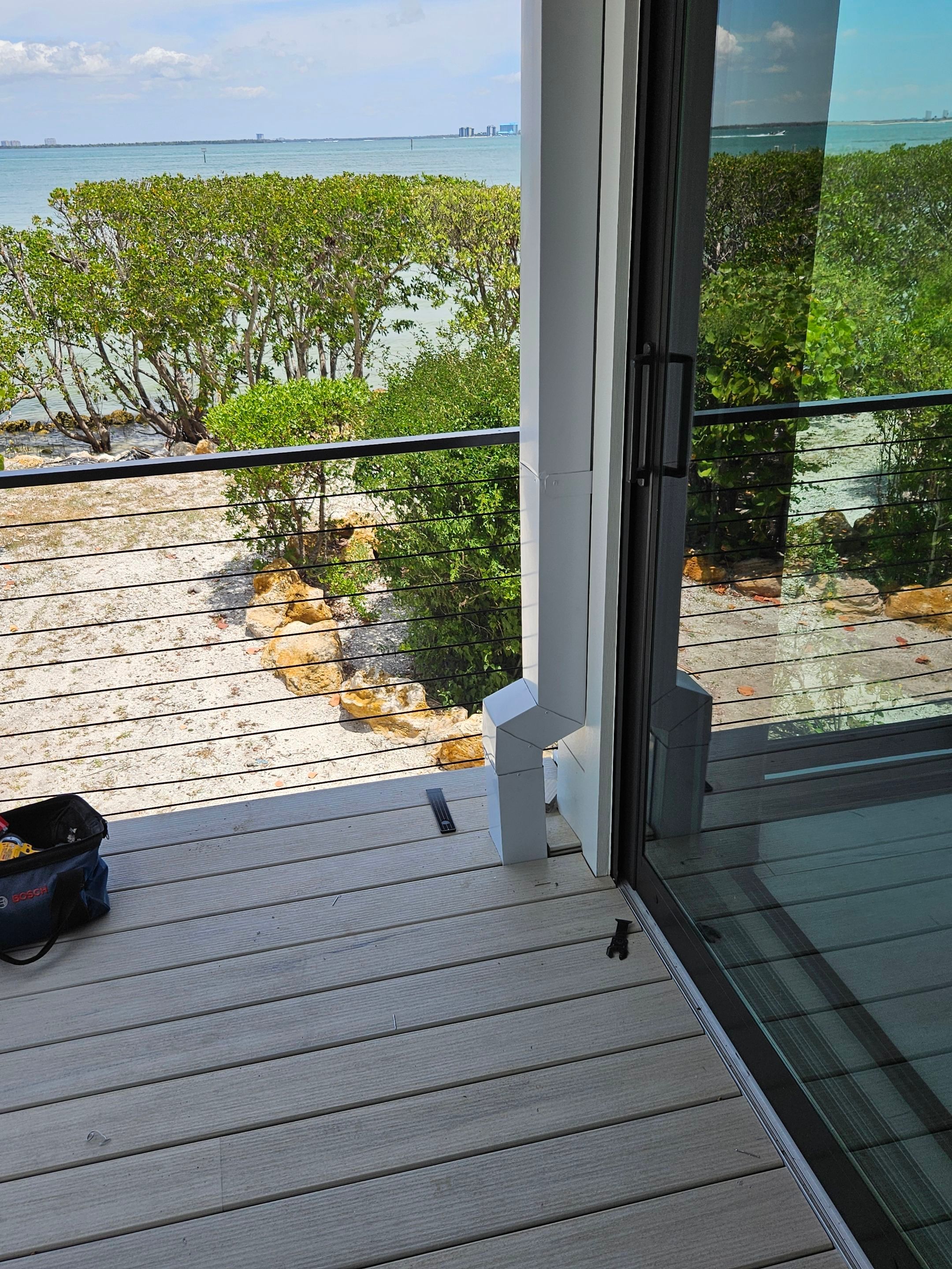 7-Inch Smooth Box Seamless Gutters using Seamless Gutters and Metal Fascia in Sanibel FL by Gutter Professors