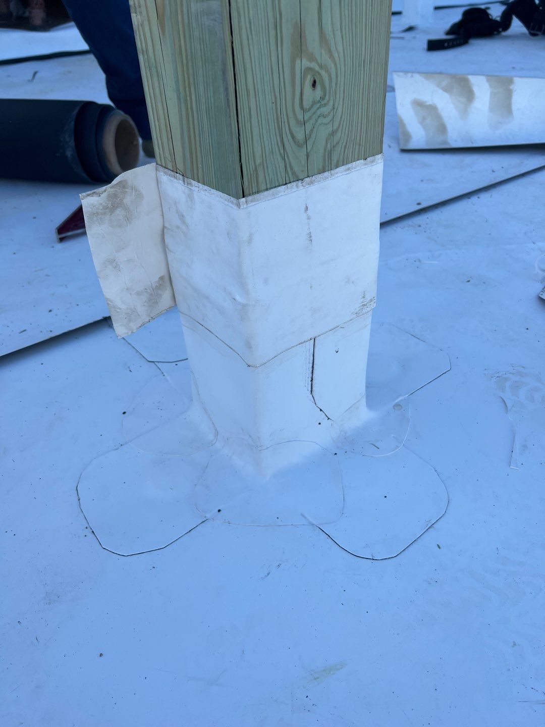 Apartment Roofing Installation using GAF HDZ Shingles, GAF TPO and Pavers in Lewisville, TX by Roof Experts