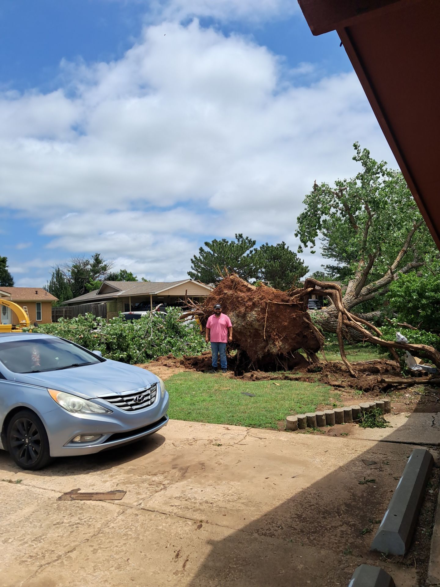 Emergency Tree Removal and Sod Installation Restoration in Lawton by Clays Services Inc