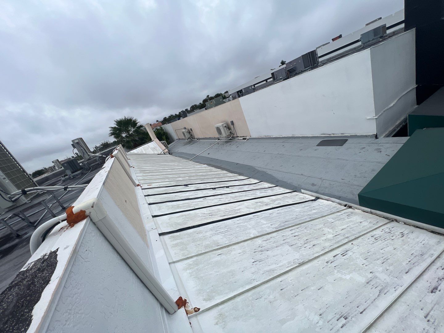 Commercial Roofing Repair using Roof Sealant by Four Peaks Roofing