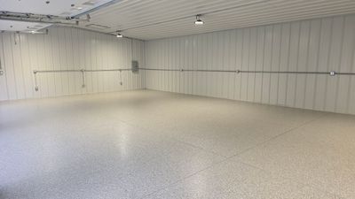Garage using Creekbed