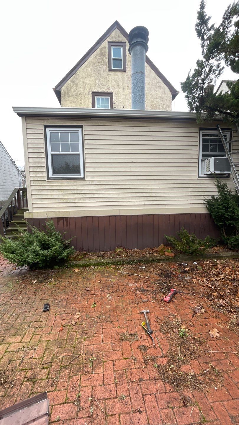 Rotted Fascia rebuild and gutter replacement by Above All Gutters