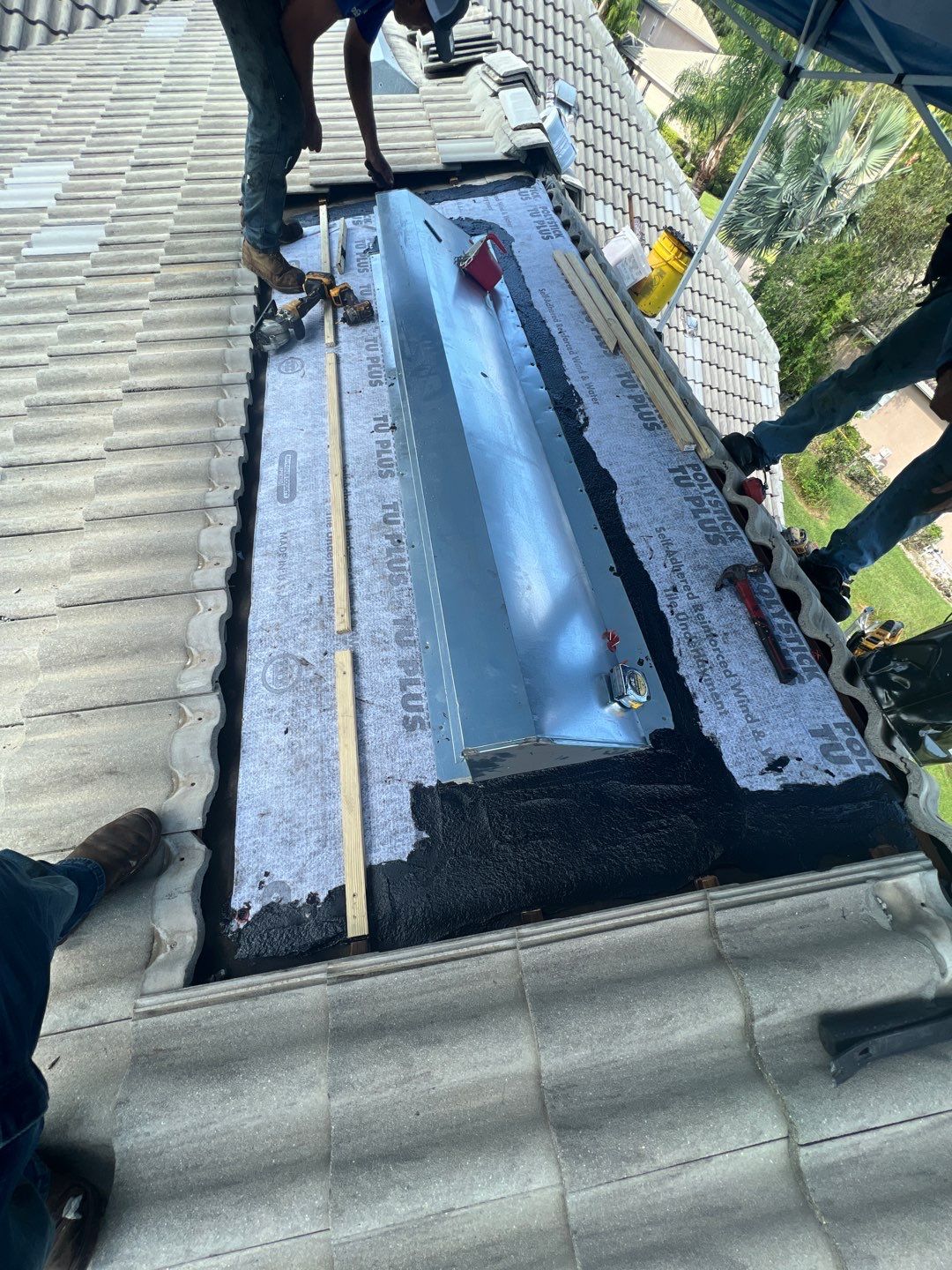 Residential Roofing Repair using Concrete Roof Tile by RoofSmith of Tampa Bay