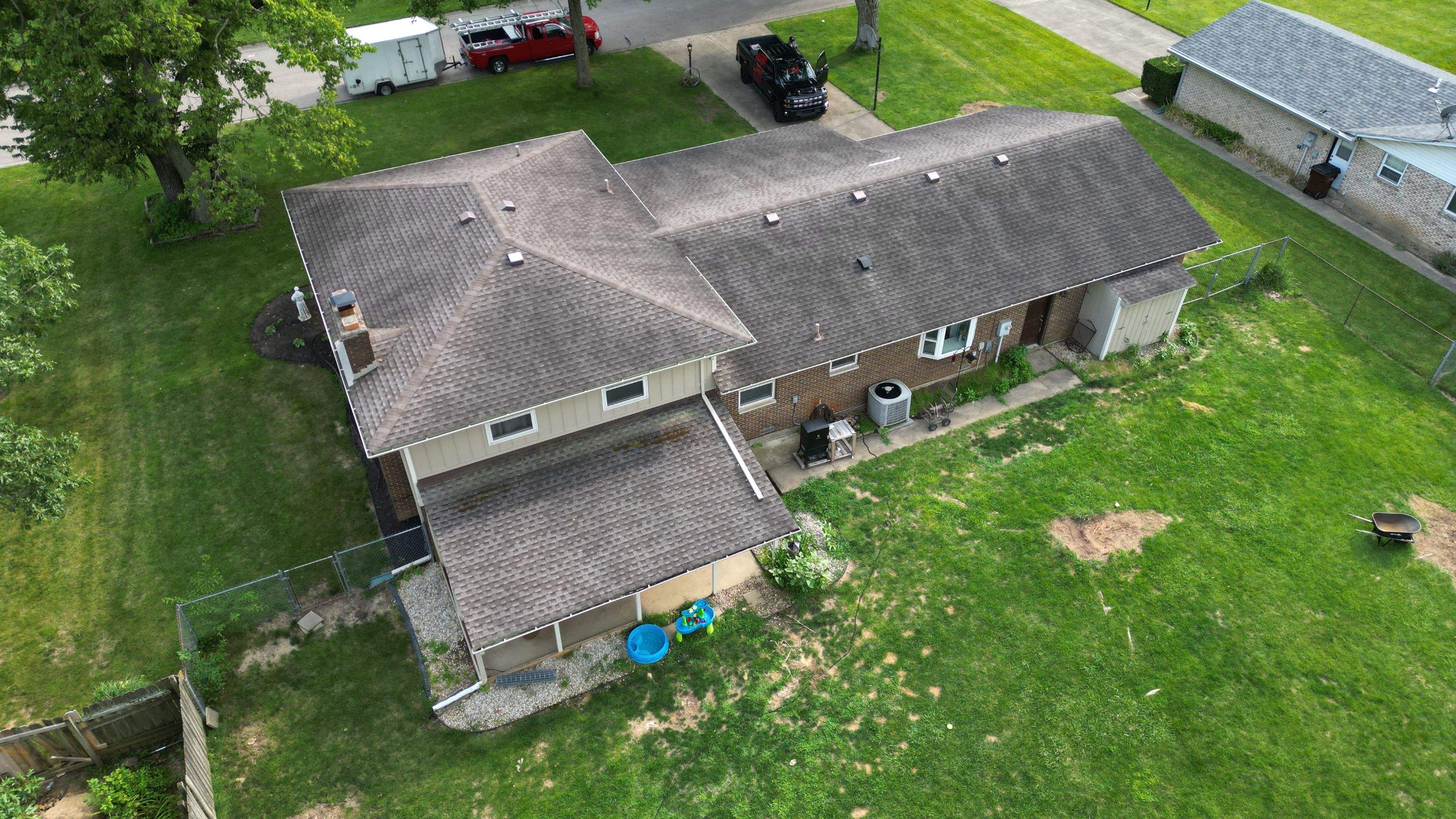 Residential Roof Install with Driftwood Shingles by WIW Enterprises Inc