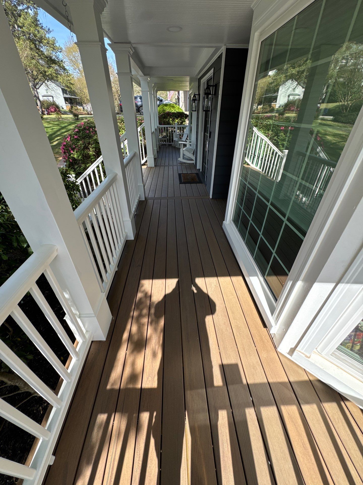 Front porch renovation by Swift Home Renovations