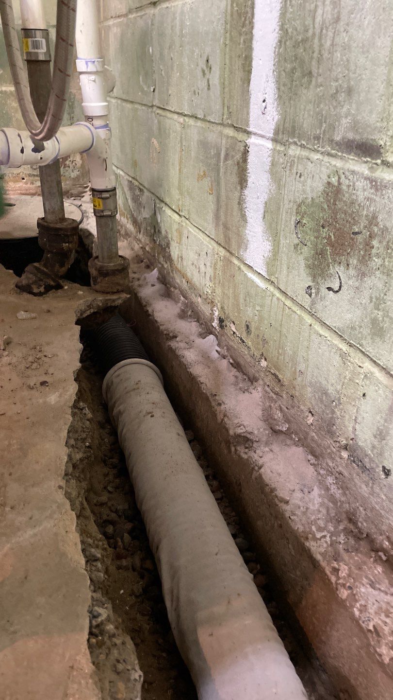 Interior Drain Tile & Wall Drainage in Southwest Minneapolis by Waterproofing Northeast