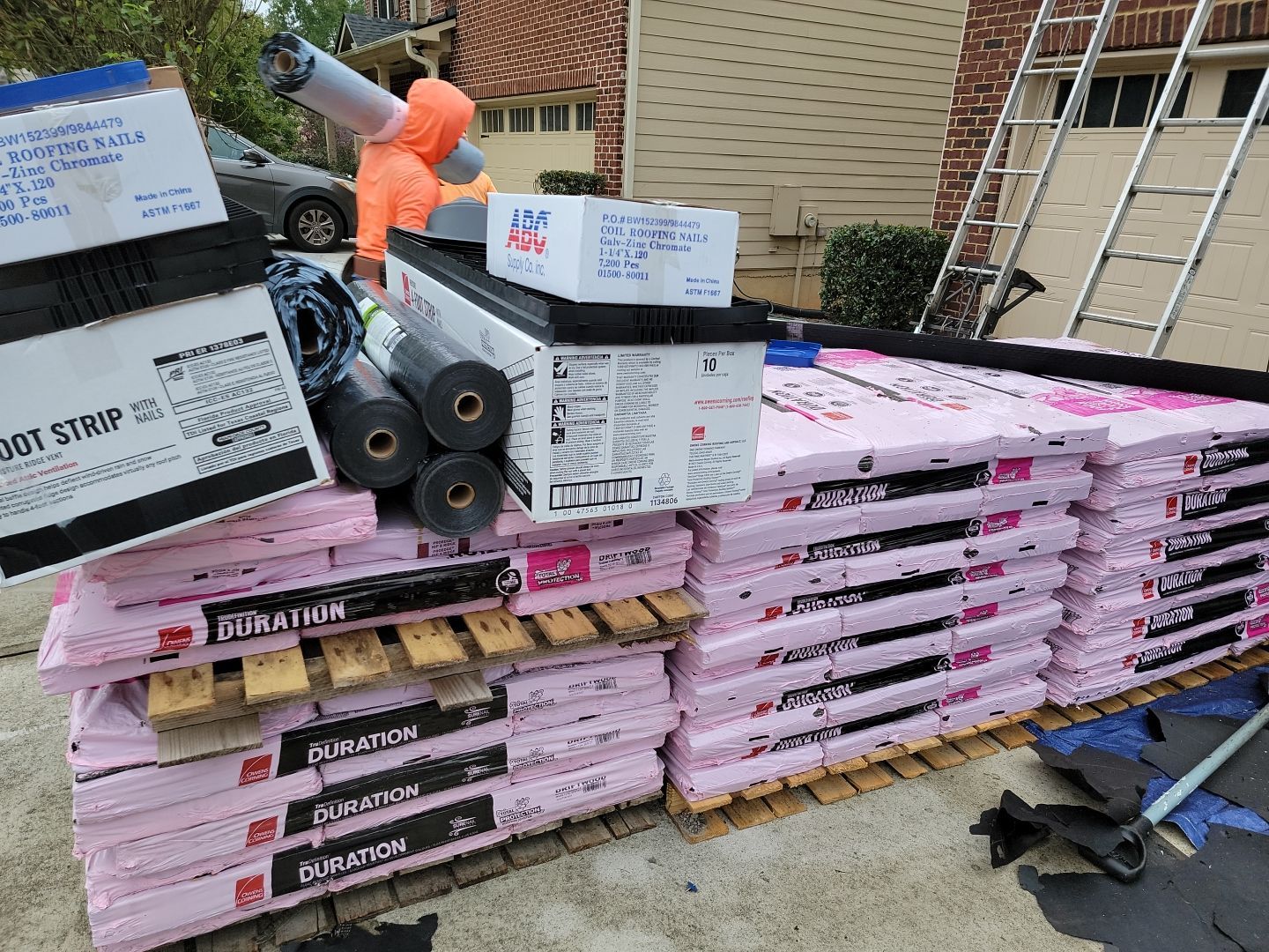 Residential Roofing Installation using Owens Corning by Inspector Roofing and Restoration