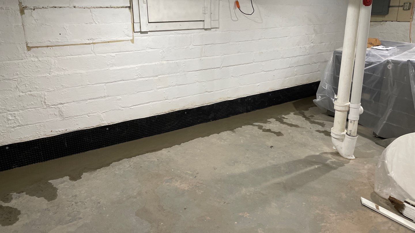 Interior Drain Tile & Wall Drainage in Northeast Minneapolis by Waterproofing Northeast