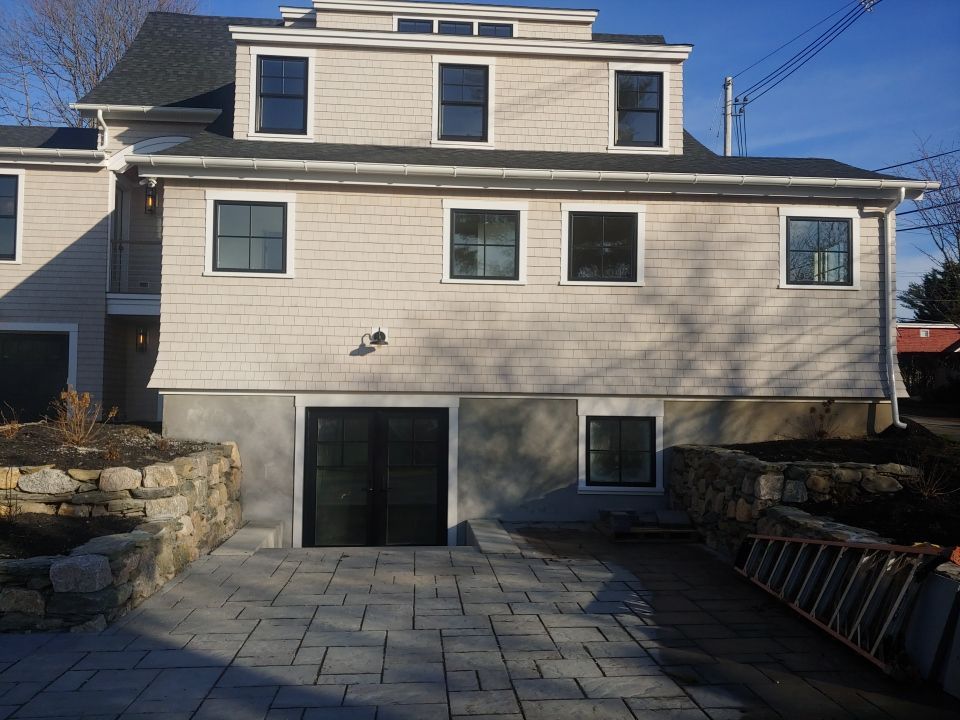 Newport, RI Gutter Installation using 6" Half Round Aluminum Gutter by Gutter Pro Enterprises