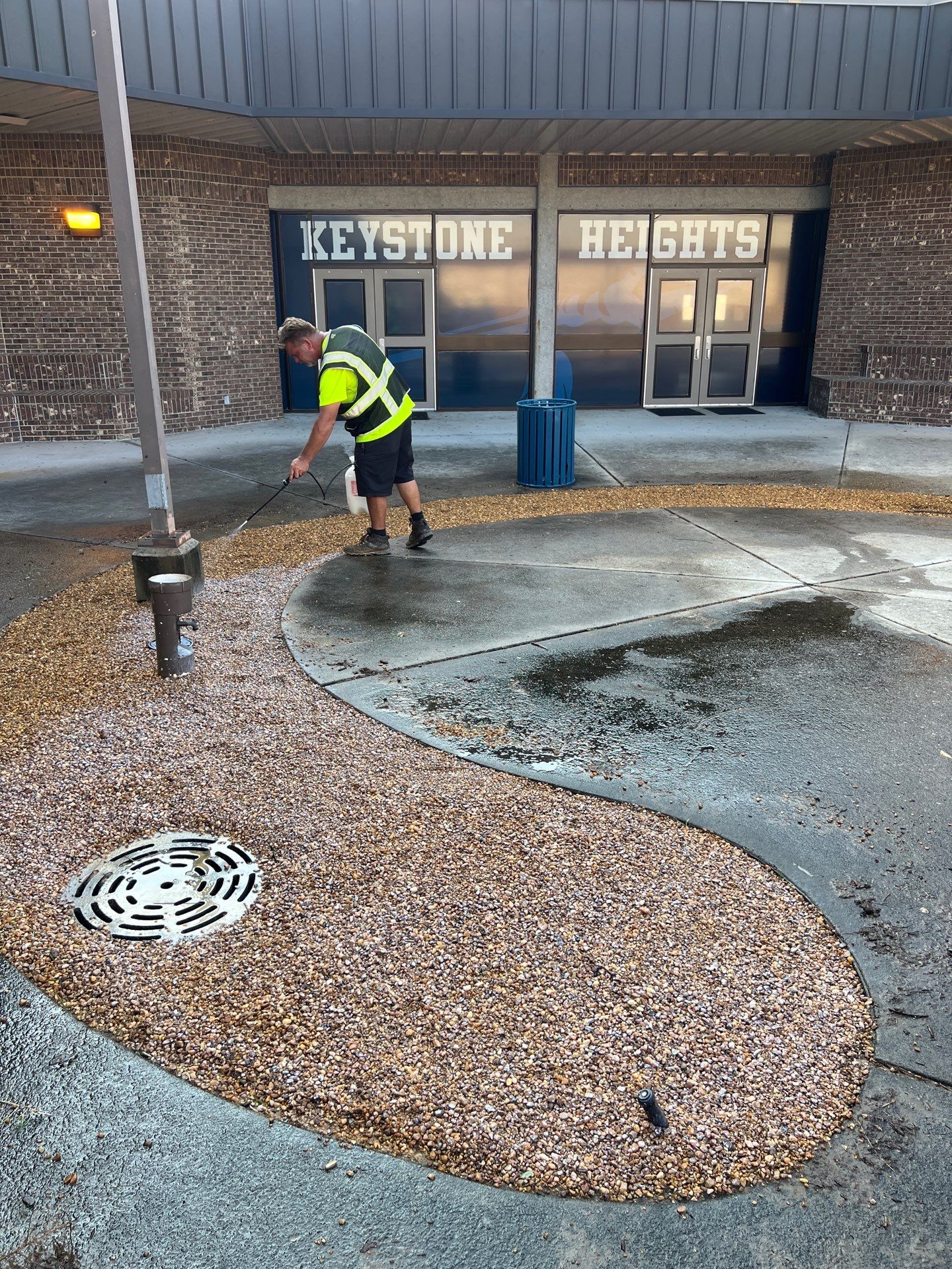 Landscape Install | Keystone Heights HS by ProGreen Services