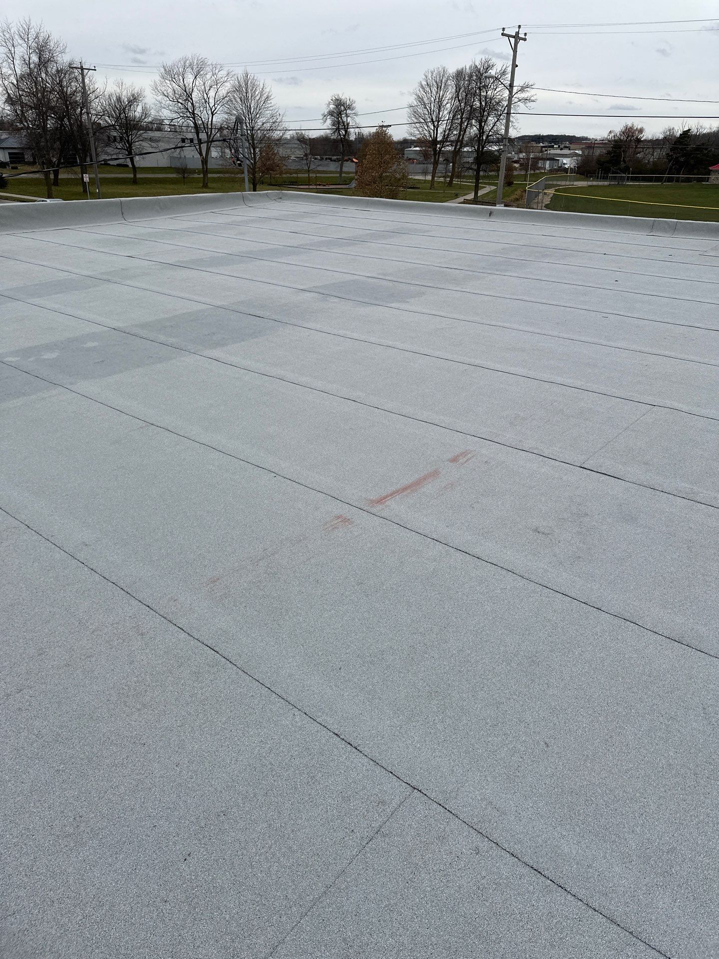 Commercial Roofing using Certainteed Flintastic Self Adhered by Total Restoration Services