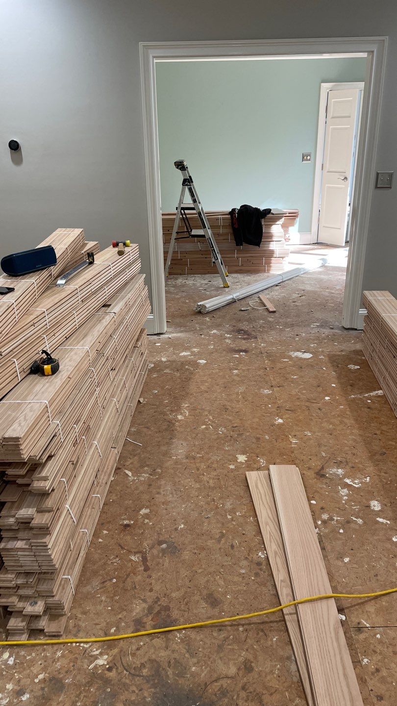 New 2.25" solid red oak by Footprints Floors of East Atlanta