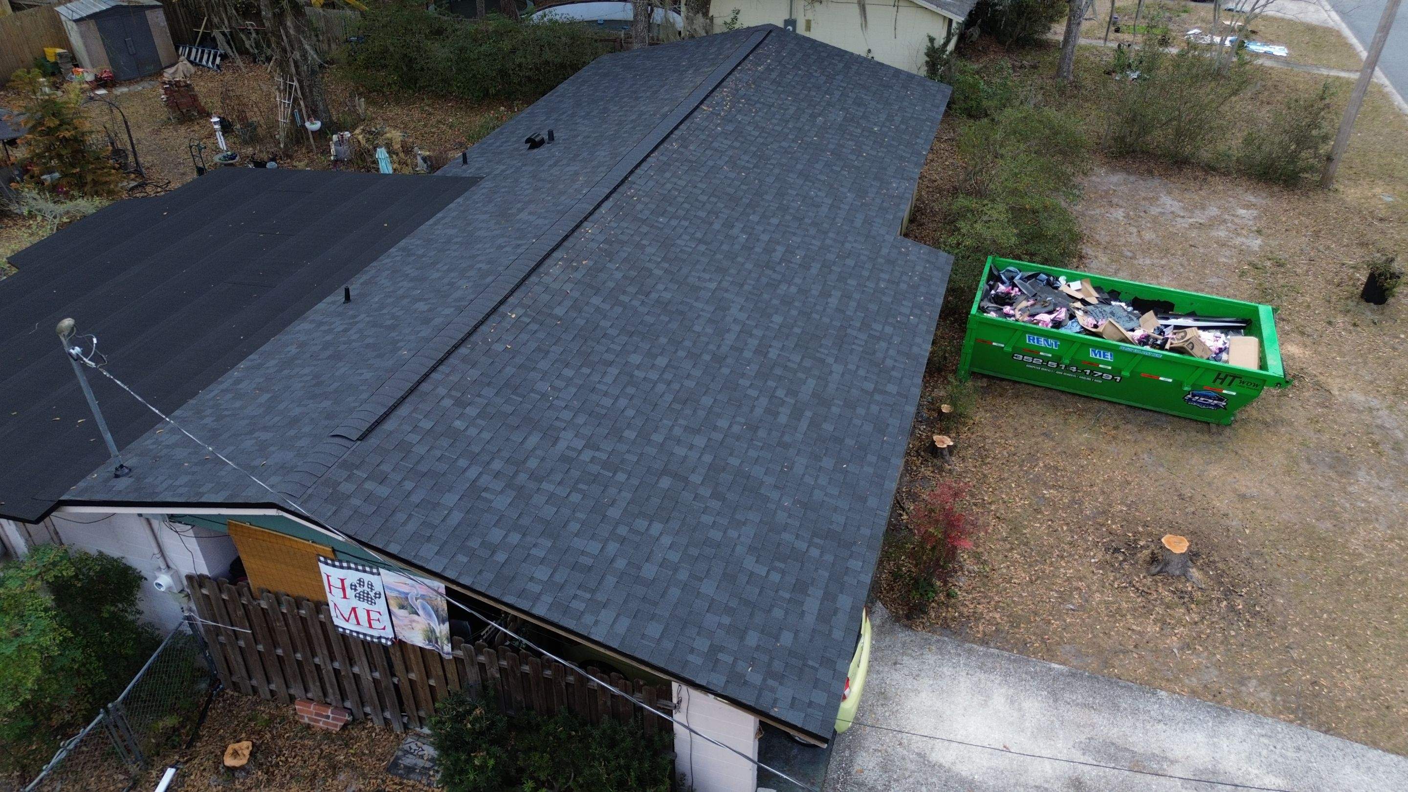 Gainesville shingle reroof by Brehm Roofing