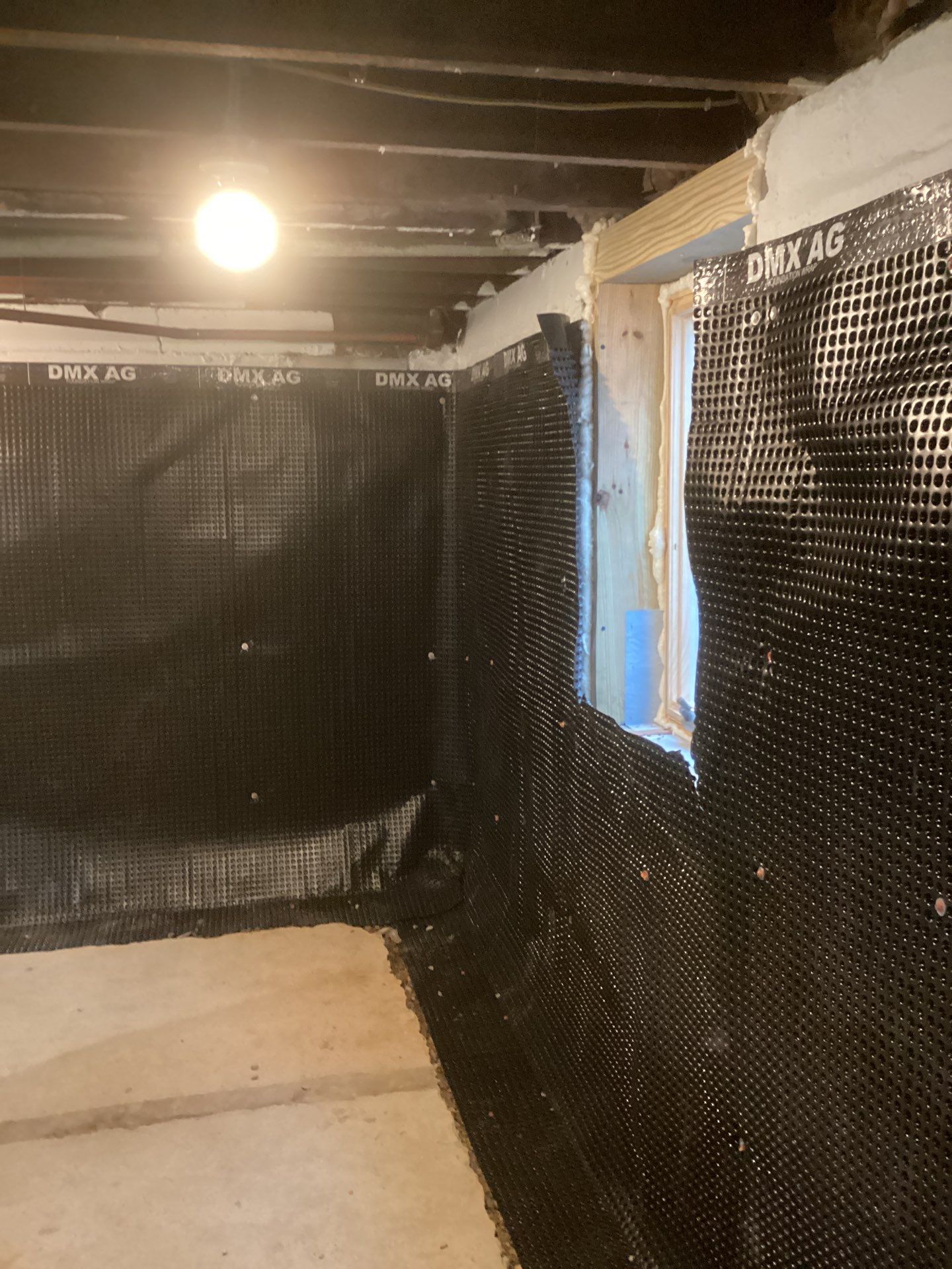 Interior Basement Waterproofing in NE MPLS by Waterproofing Northeast