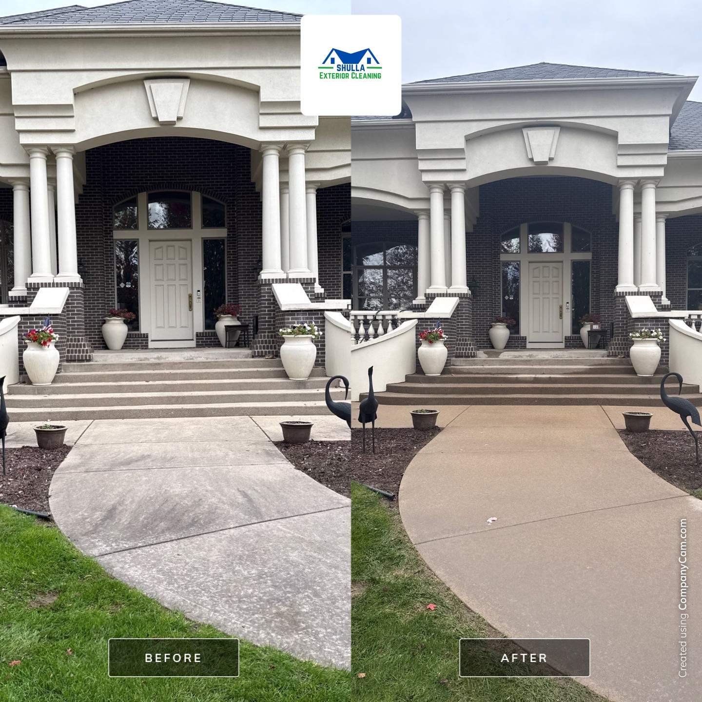 Driveway and Patio Clean by Shulla Exterior Cleaning