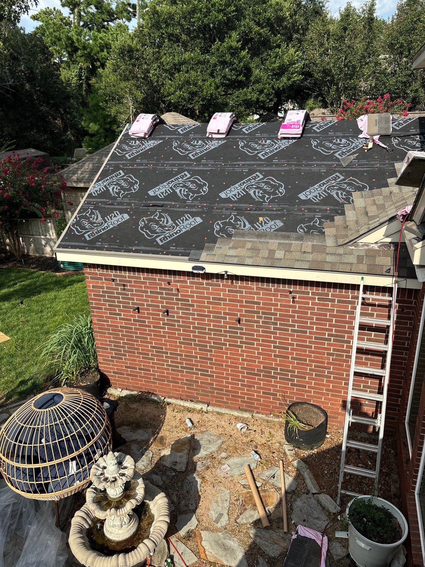 Residential Roofing Installation using Owen's Corning Duration (Lifetime) Shingles by Roof Repair Company