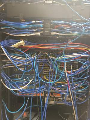 Structured cabling installation by CimaSolutions