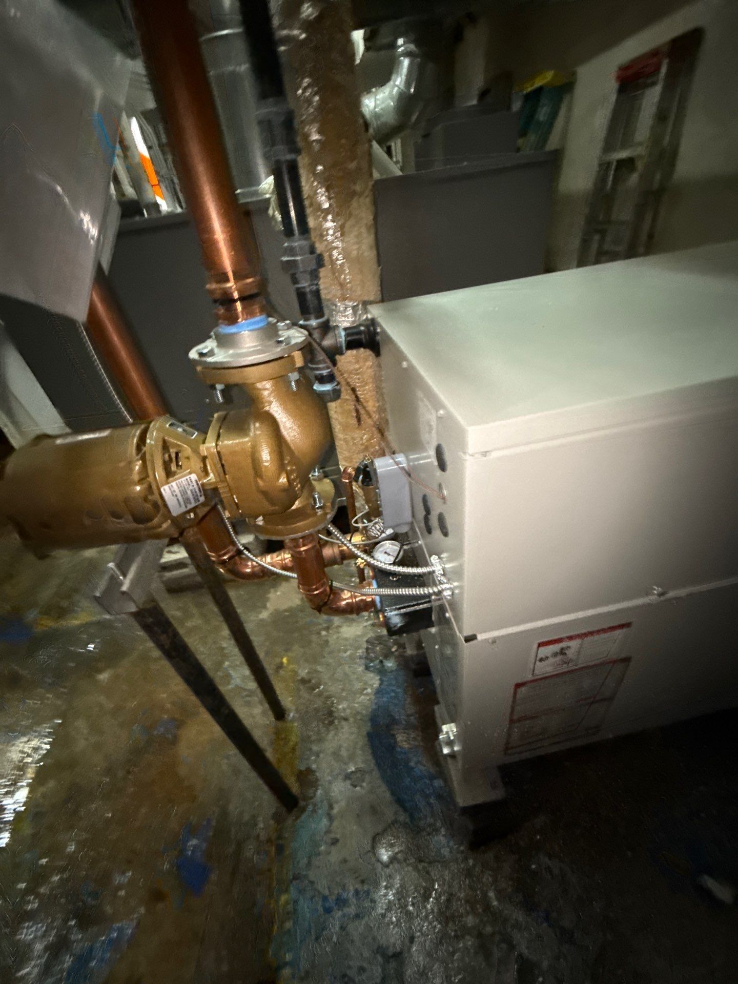 DHW Boiler and Storage Tank Installation by Thermacore