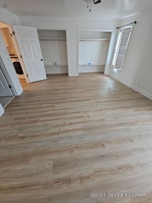LVP installation with carpet removal