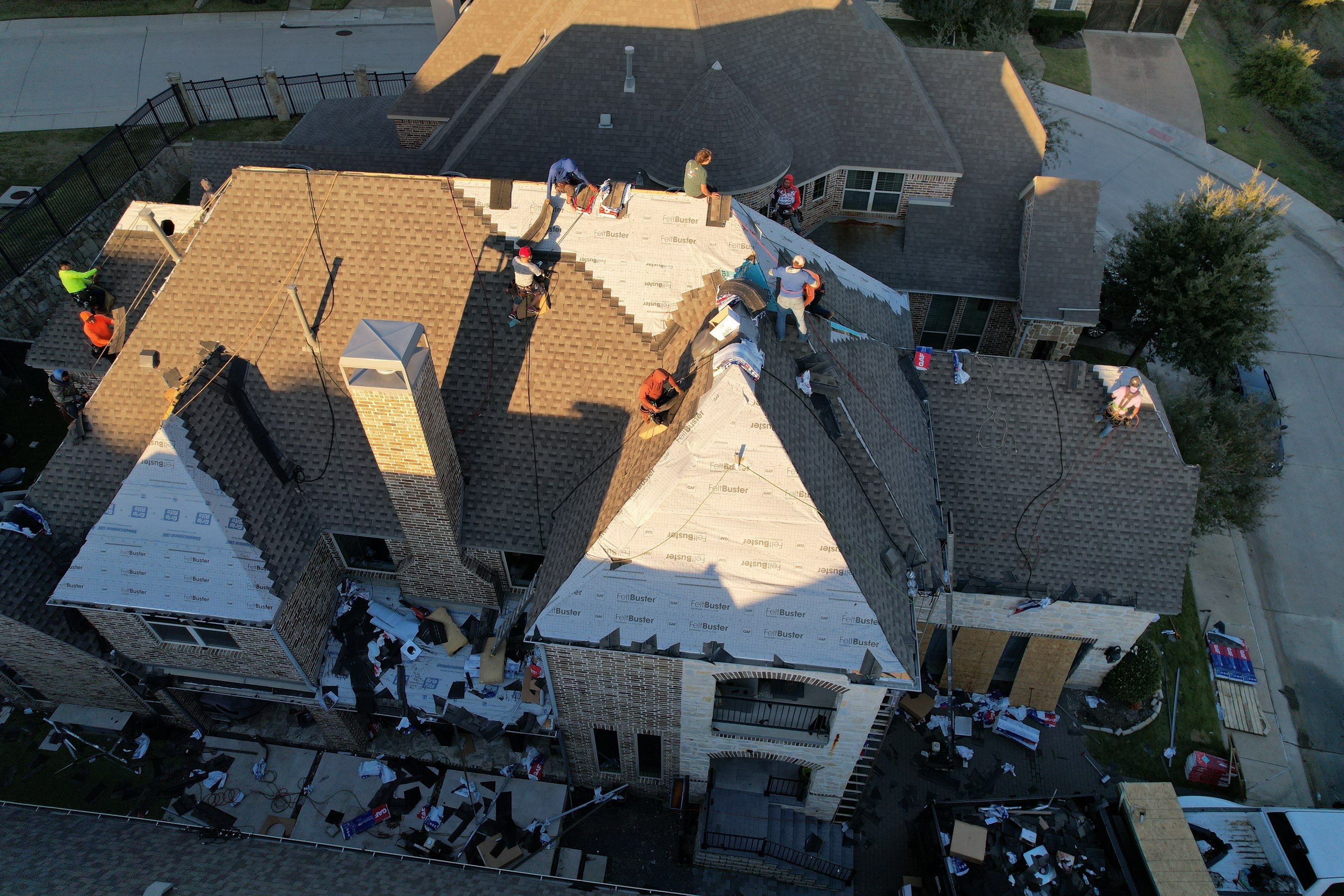 Project in Lewisville  by Zeus Exteriors