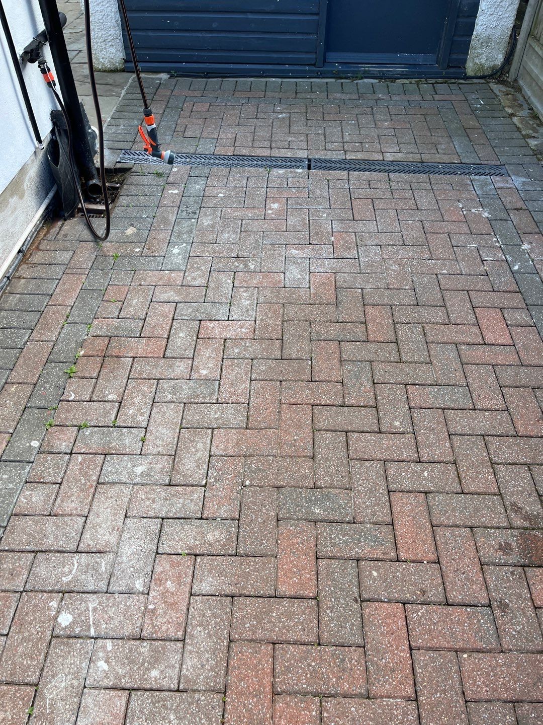Driveway And Patio Clean using Honda 21lt High Pressure Machine by Ges Exterior Cleaning ltd