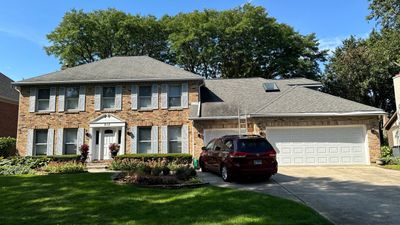 Turtle Shell gutter protection installation in Naperville, IL 60540, photograph 4