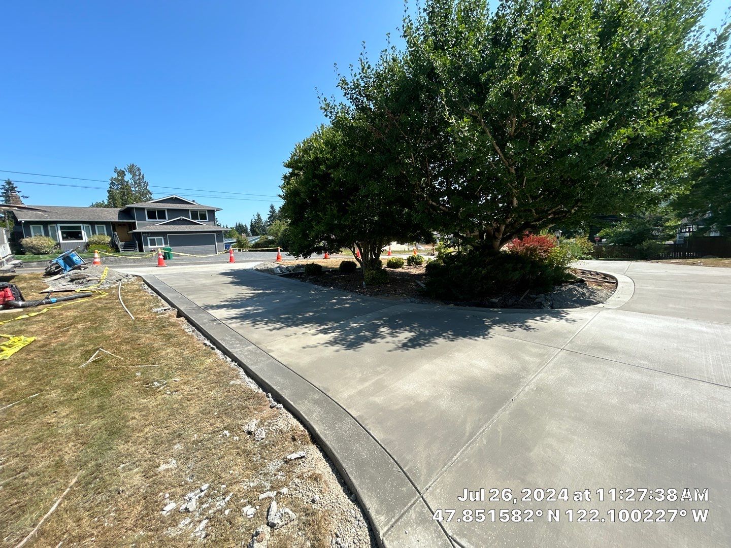 Rodd | Concrete Driveway Extentension by Jireh Asphalt & Concrete Inc 
