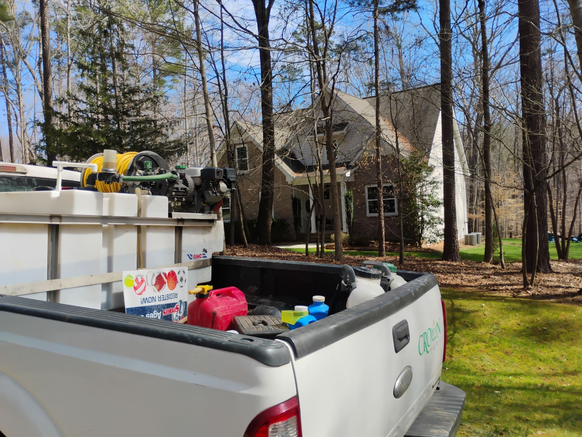 Fertilize application in Stem by Martinez Brother’s Nc Landscaping Inc