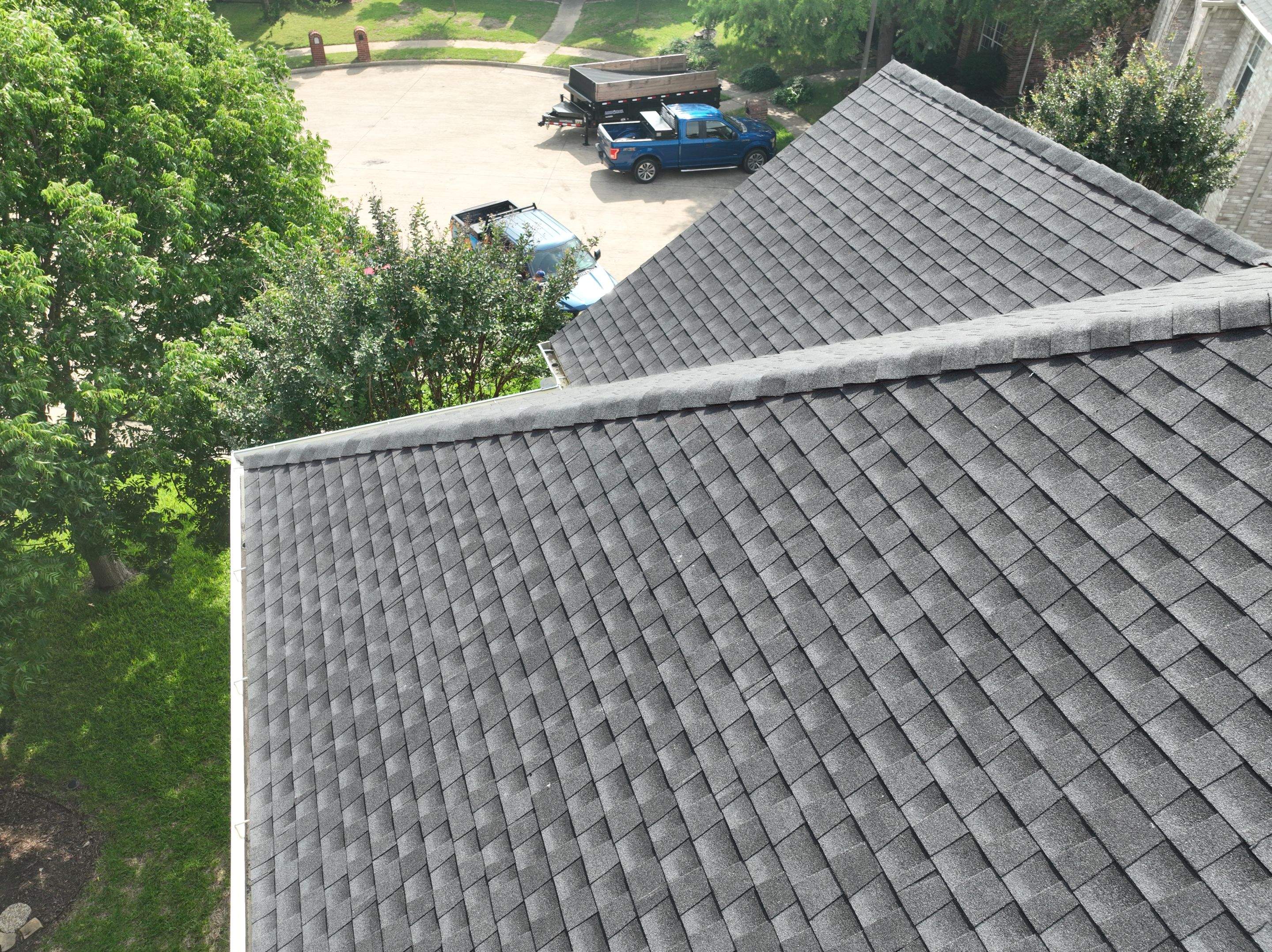 Residential Roofing Installation using GAF Timberline HDZ Charcoal by OneSource Roofing and Restoration