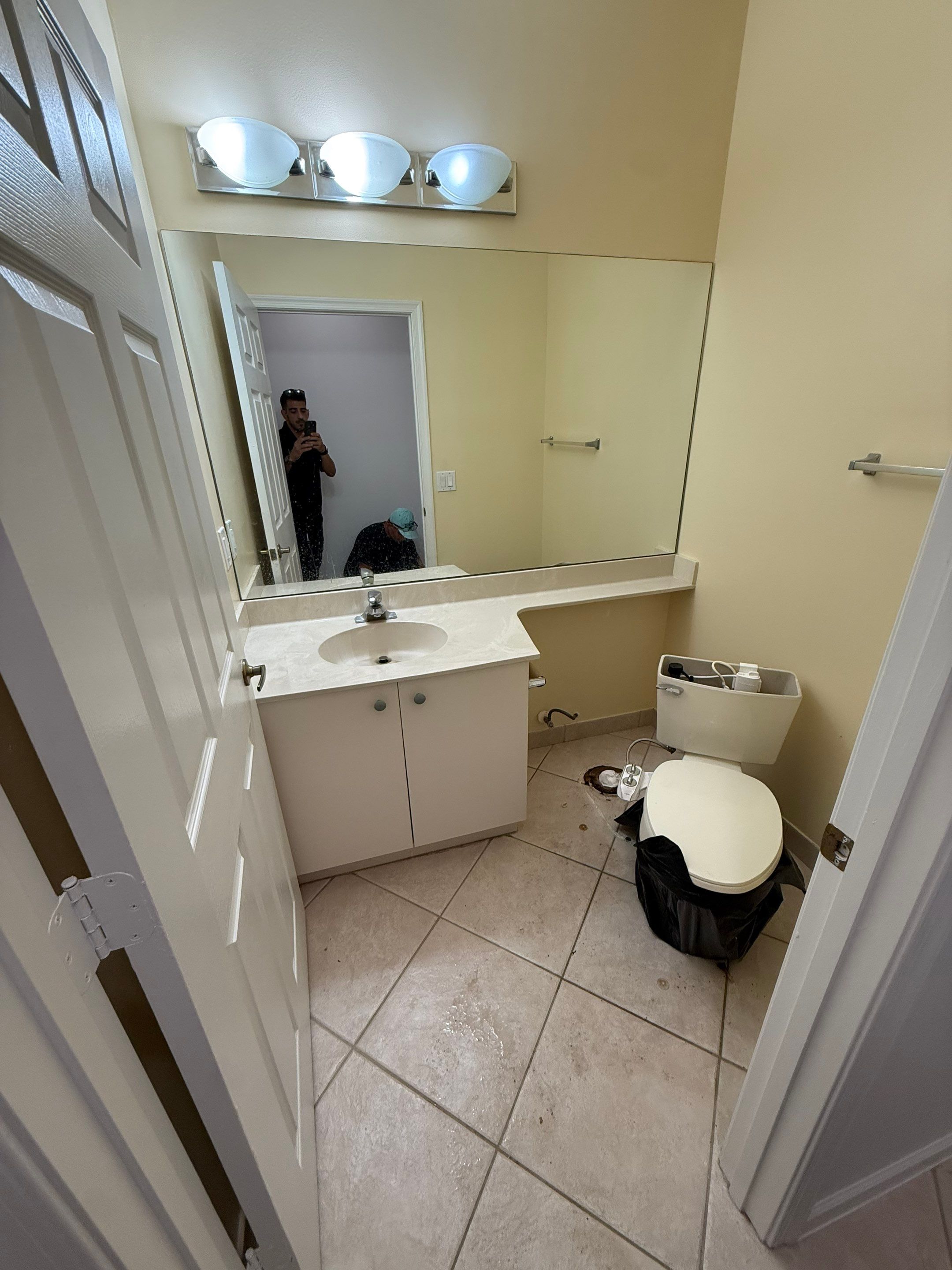 Master Bathroom, Main Floors & Powder Room - Delray Beach by Hevi Tile