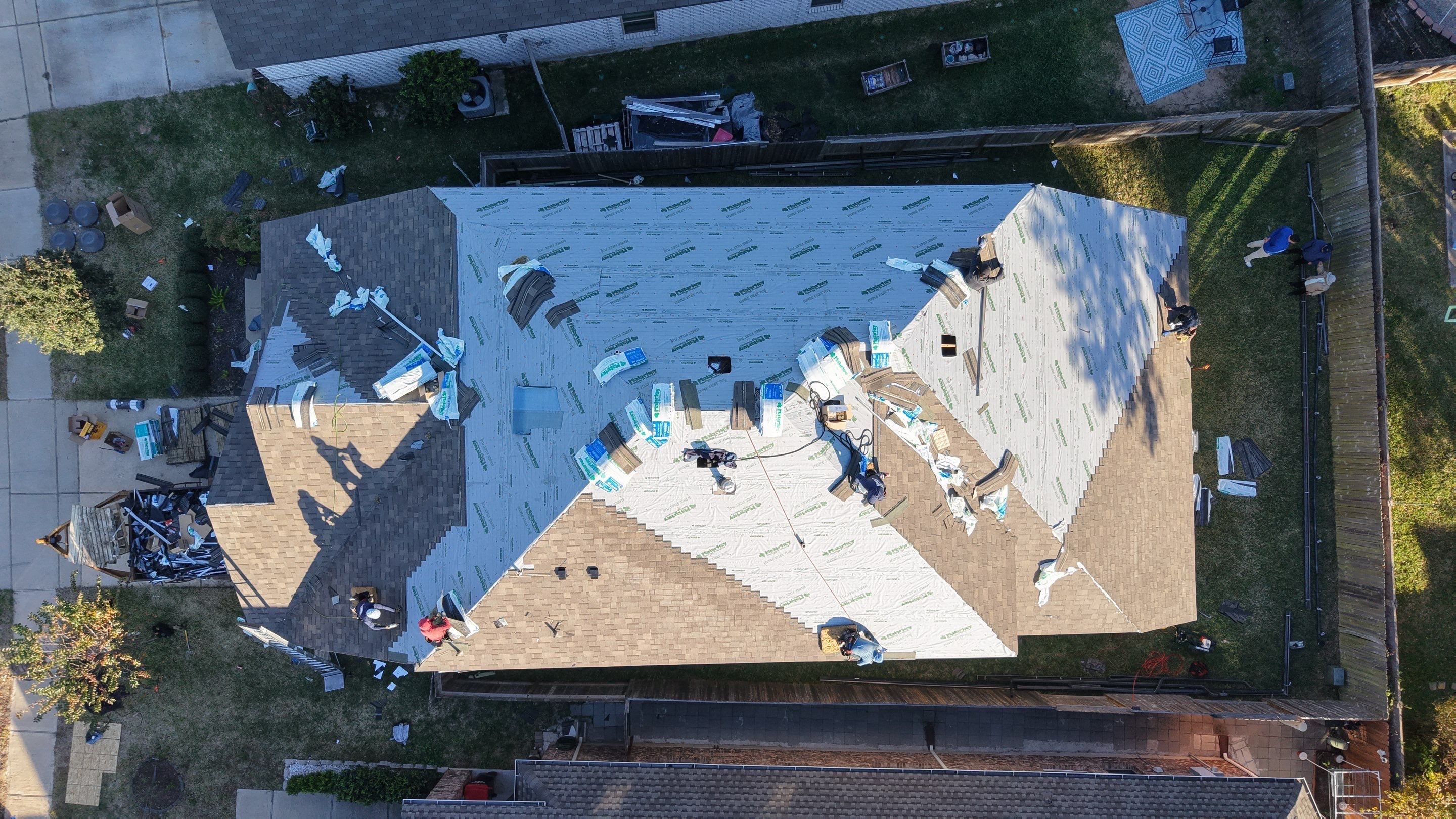 Roof Replacement Project in Houston by Roofing Technologies Unlimited