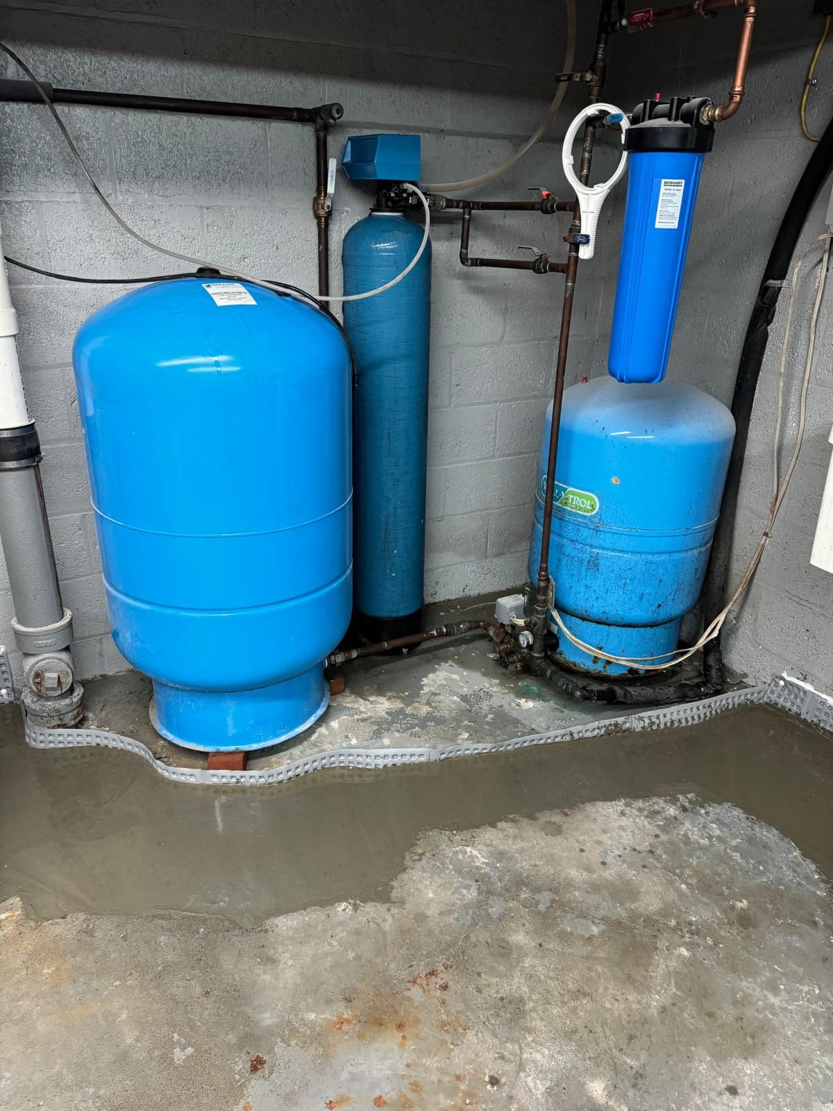 Interior French Drain Basking Ridge NJ by Pure Service Pro, LLC 