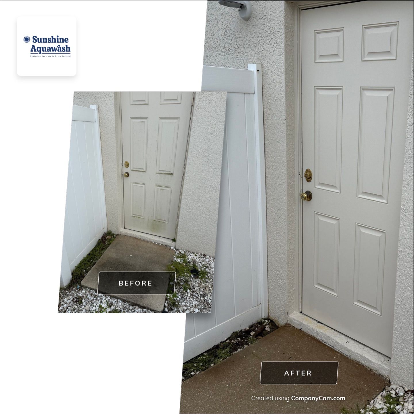 Patio, Vinyl Fence, & Partial House Wash in Creekside, Parrish, FL | Sunshine AquaWash by Sunshine AquaWash