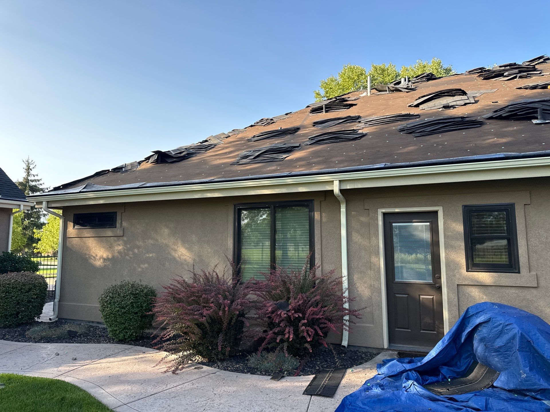 Middleton Residential Roof Replacement with Dark Grey Architectural Shingles by Olive Roofing