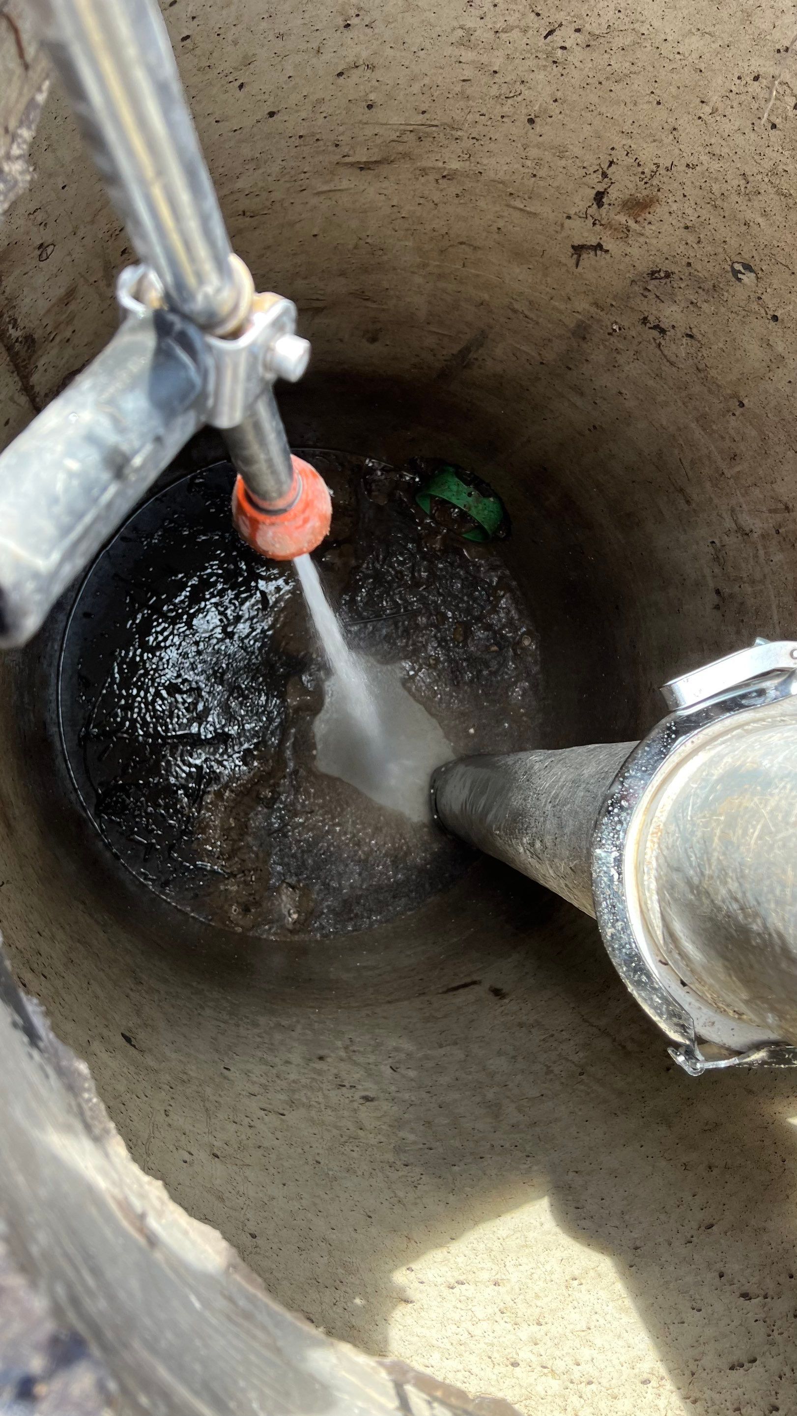 New Construction Sewer System Cleaning by APS Power & Water