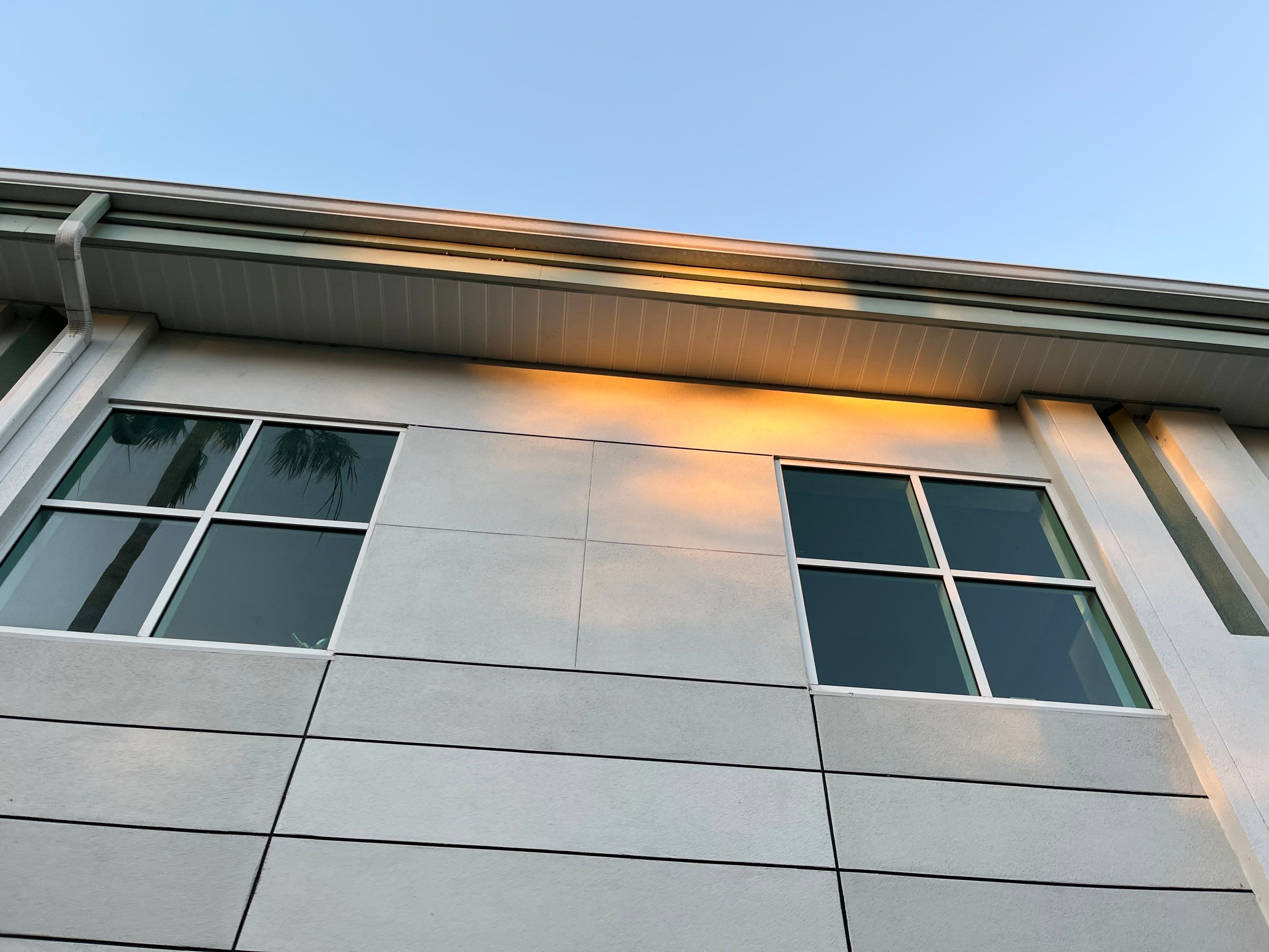 6-Inch White Seamless Gutters in Sarasota FL by Gutter Professors