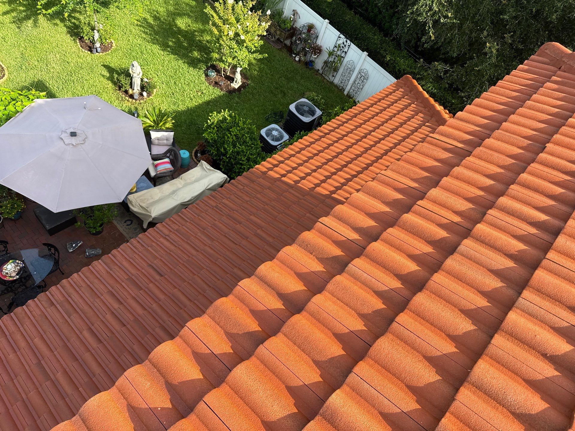 Soft Wash Tile Roof Cleaning in Sonoma Community, Sarasota, FL by Sunshine AquaWash