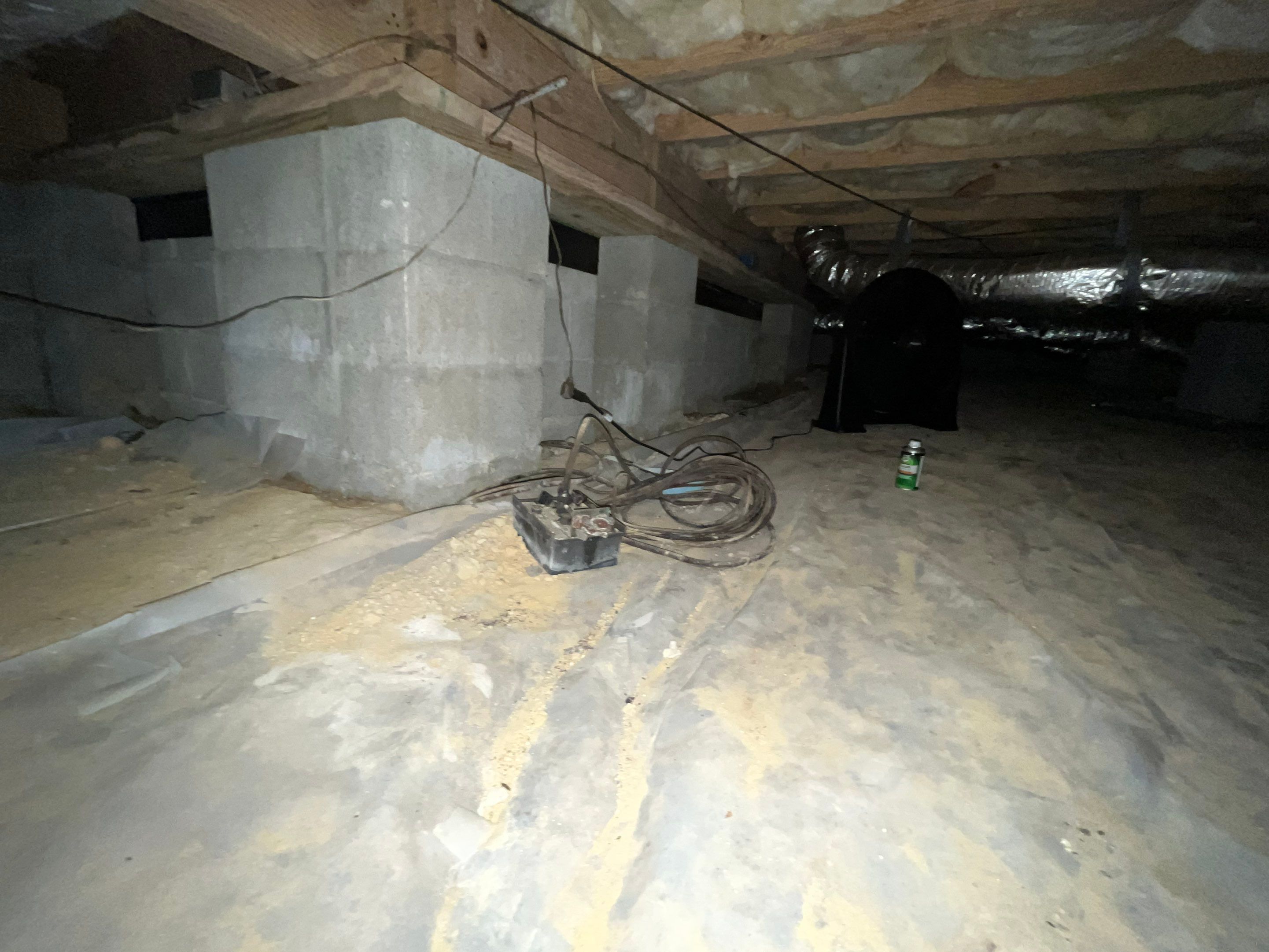 Impact Choice Encapsulation with French Drain, Mold Removal, and Crawlspace Door by Impact Crawlspace