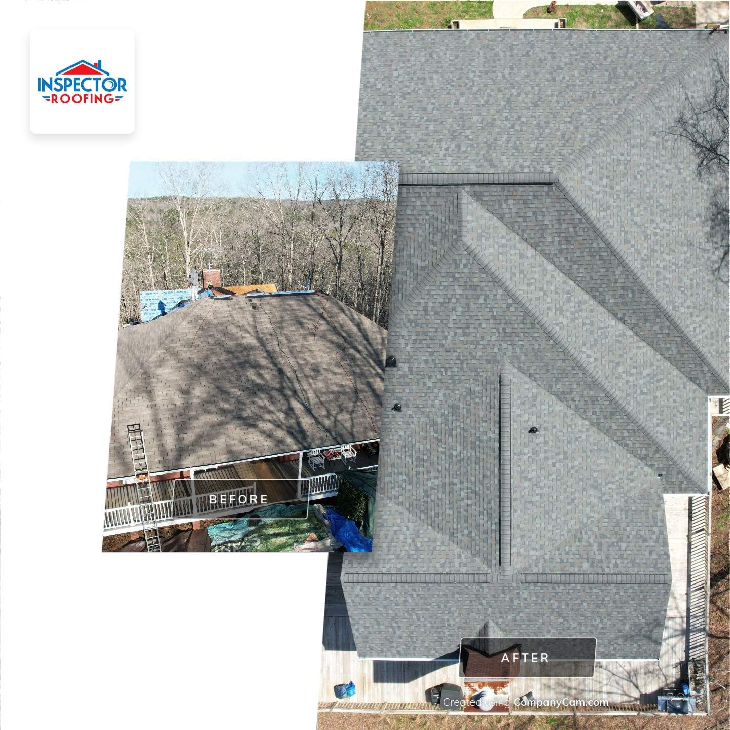 Residential Roofing Installation using Owens Corning by Inspector Roofing and Restoration