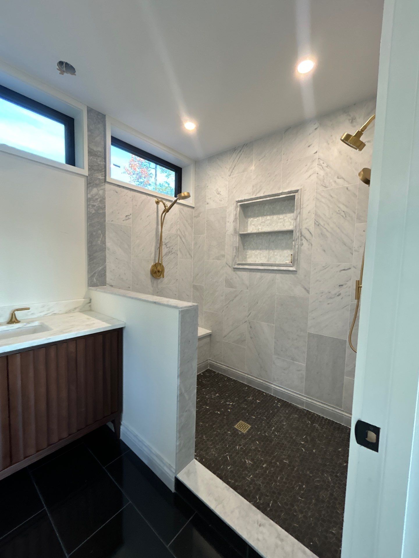 Frameless Shower Enclosure & Glass Top for Coffee Table by Cheshire Glass Company