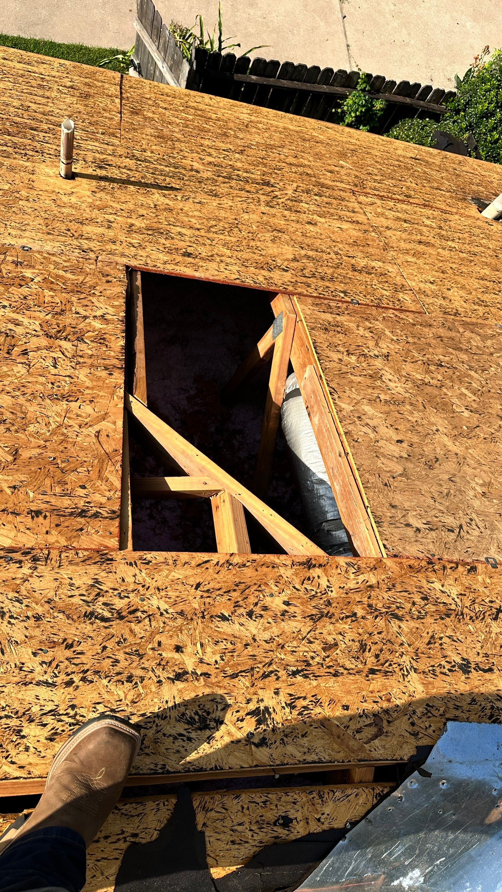 Storm-Damaged Deck Rebuilt & New Roof Installed — Spring, TX by PL Roofing & SB Roofing, LLC.
