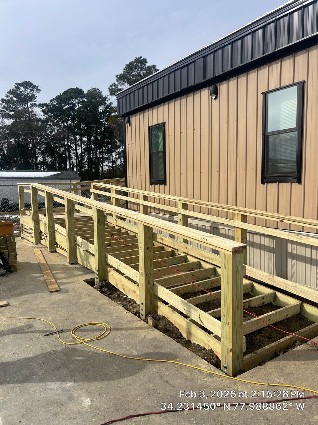 DMV ADA Accessibility Ramp Construction | Leland NC by RGR Construction and Roofing, LLC