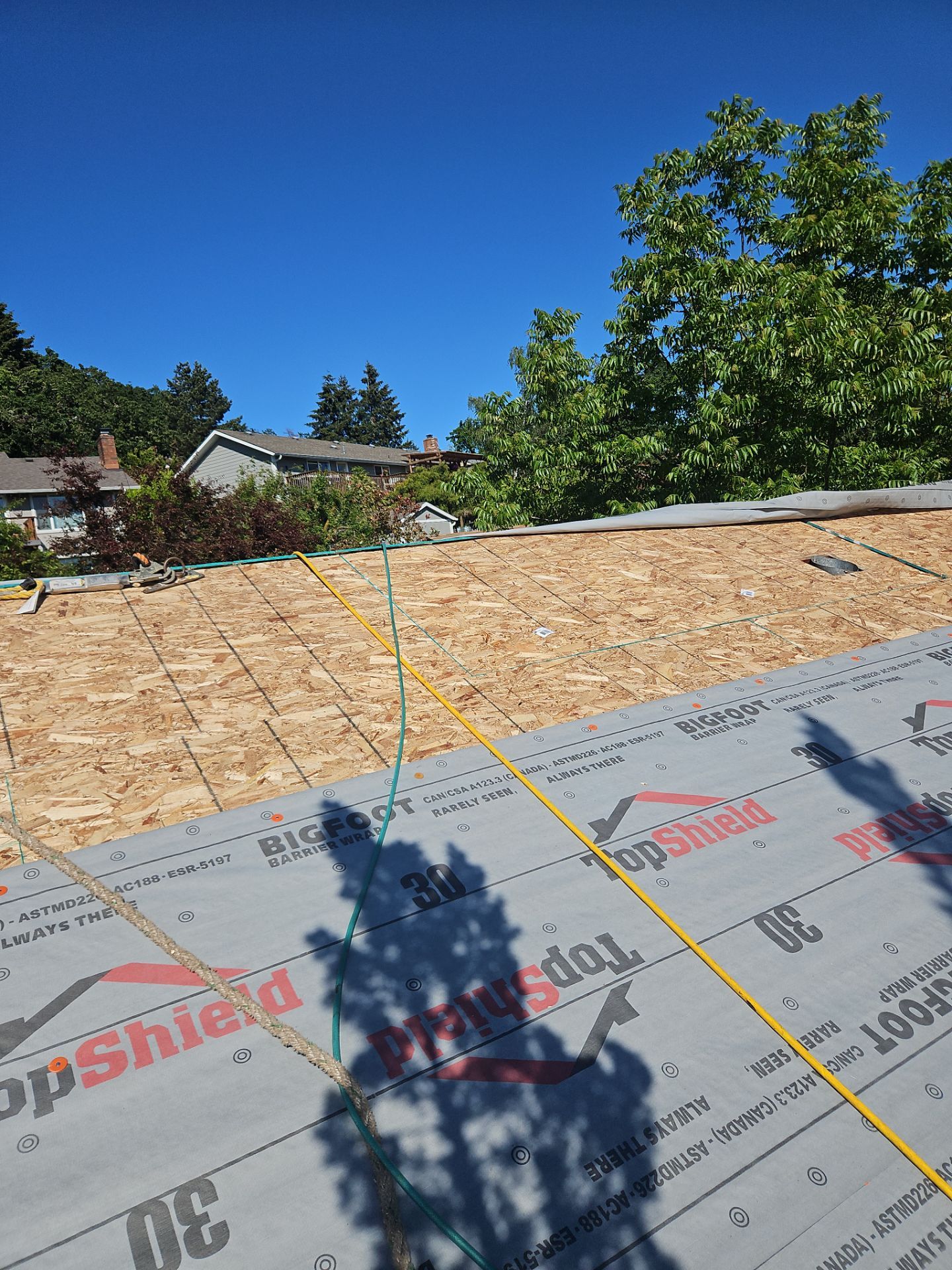 Residential Roofing Installation using IKO Dynasty (Color: Granite Black) by Orezona Building & Roofing Company, Inc.