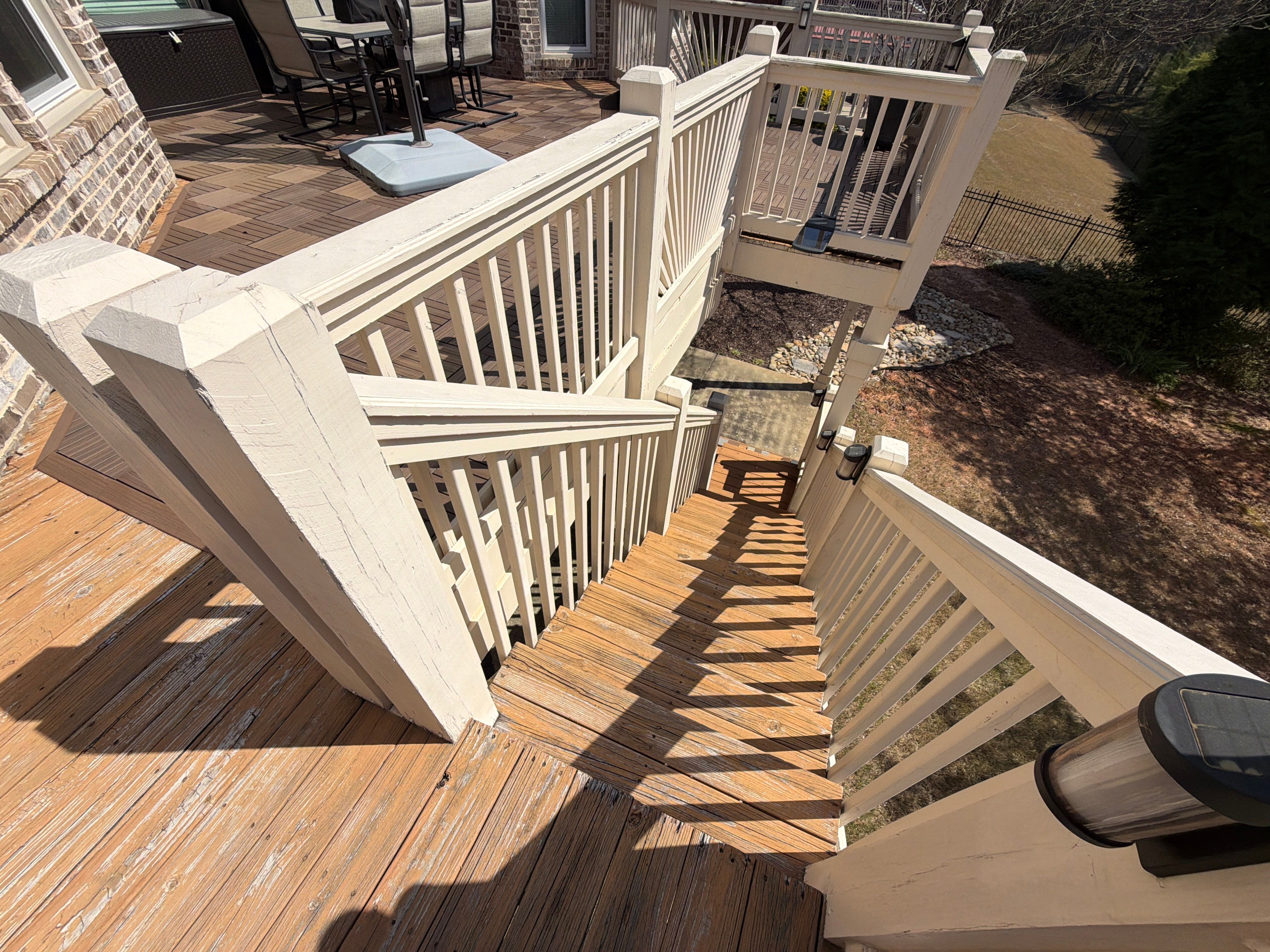 Lawrenceville, GA Deckorators Deck Resurface, Under-Deck, and Trex Deck Lighting Installation by Nelson Exteriors 